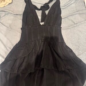 LoveShackFancy Black Dress